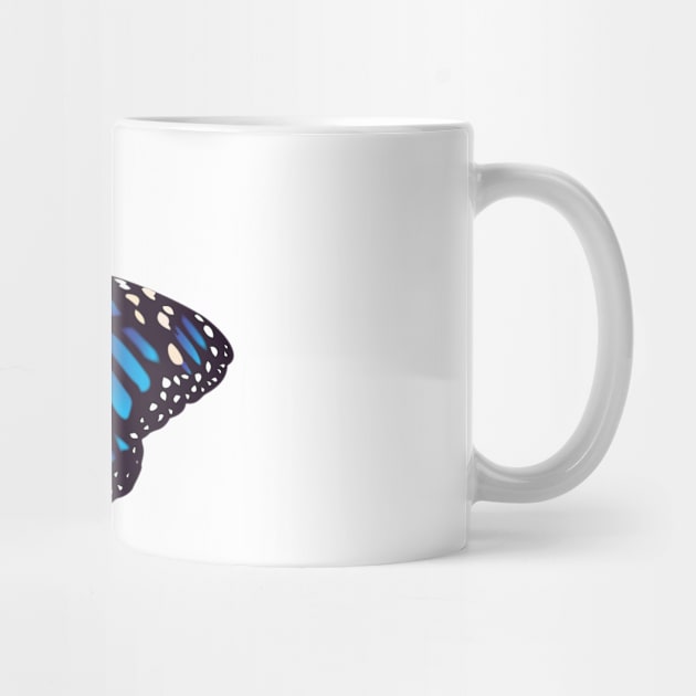 Blue Monarch Butterflies by TinaGraphics